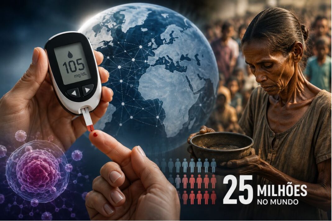 Entenda o diabetes tipo 5, condição ligada à fome que afeta 25 milhões no mundo Entenda o diabetes tipo 5, condição ligada à fome que afeta 25 milhões no mundo