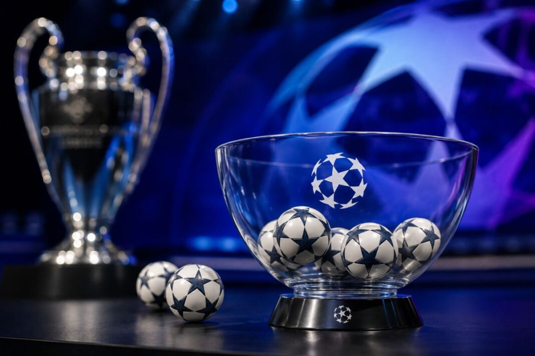 Uefa sorteia hoje os confrontos da fase de liga da Champions League 2026/27 Uefa sorteia hoje os confrontos da fase de liga da Champions League 2026/27